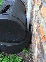 The Mizer Composter Rain Water Barrel Combo from Abundant Earth